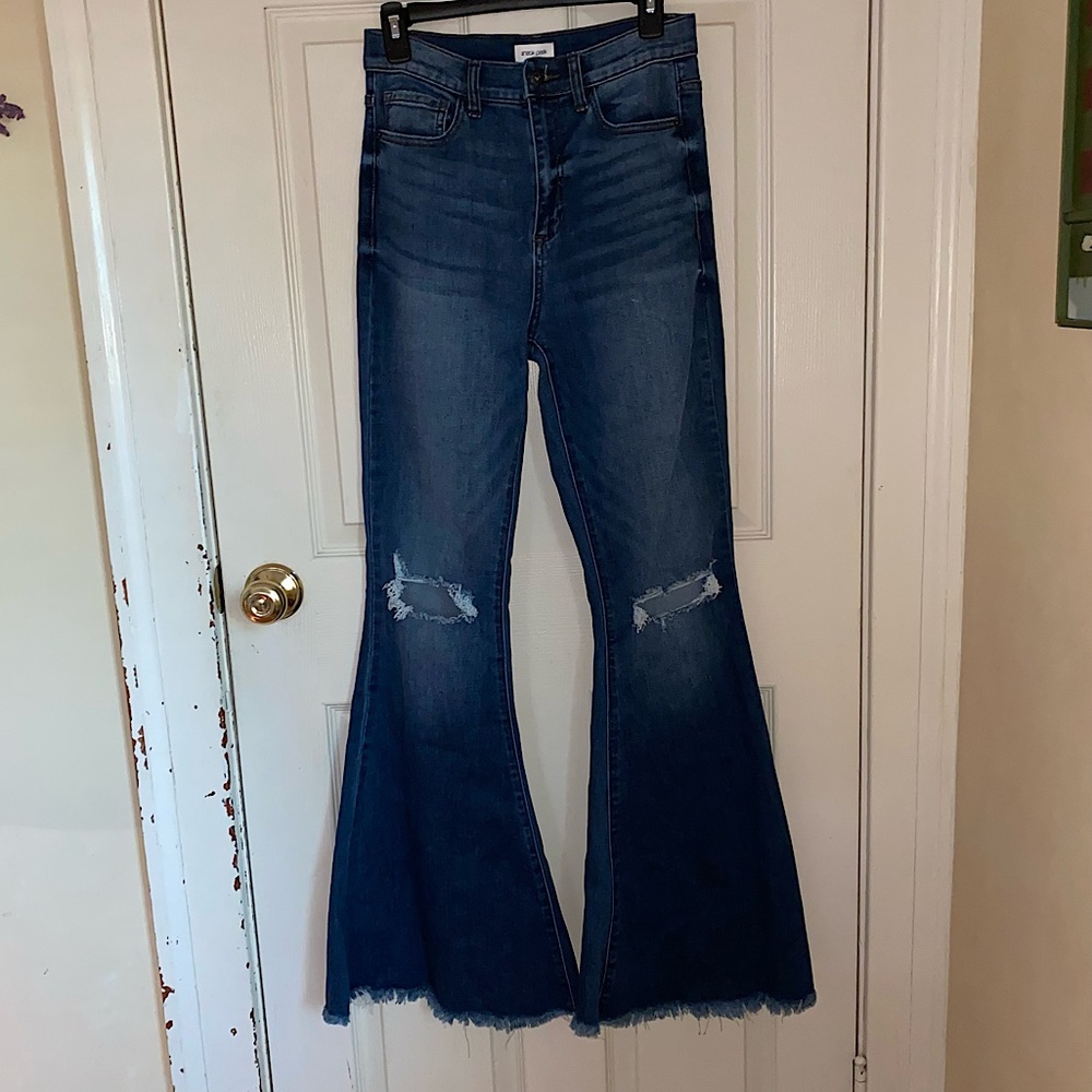 Sneak Peek Wide Leg/ Bell bottom jeans - new with tags!
